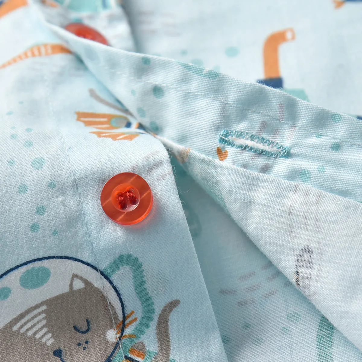 2 Pieces Set Baby Kid Boys Animals Cartoon Print Shirts And Solid Color Rompers Wholesale 211109119