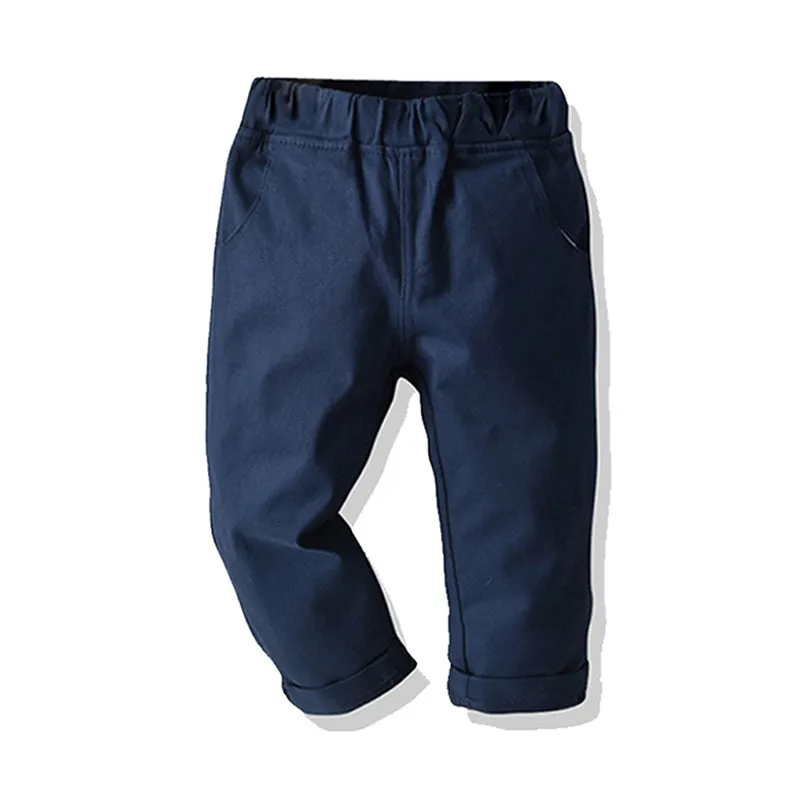 2 Pieces Set Baby Kid Boys Checked Shirts And Solid Color Pants Wholesale 211109317