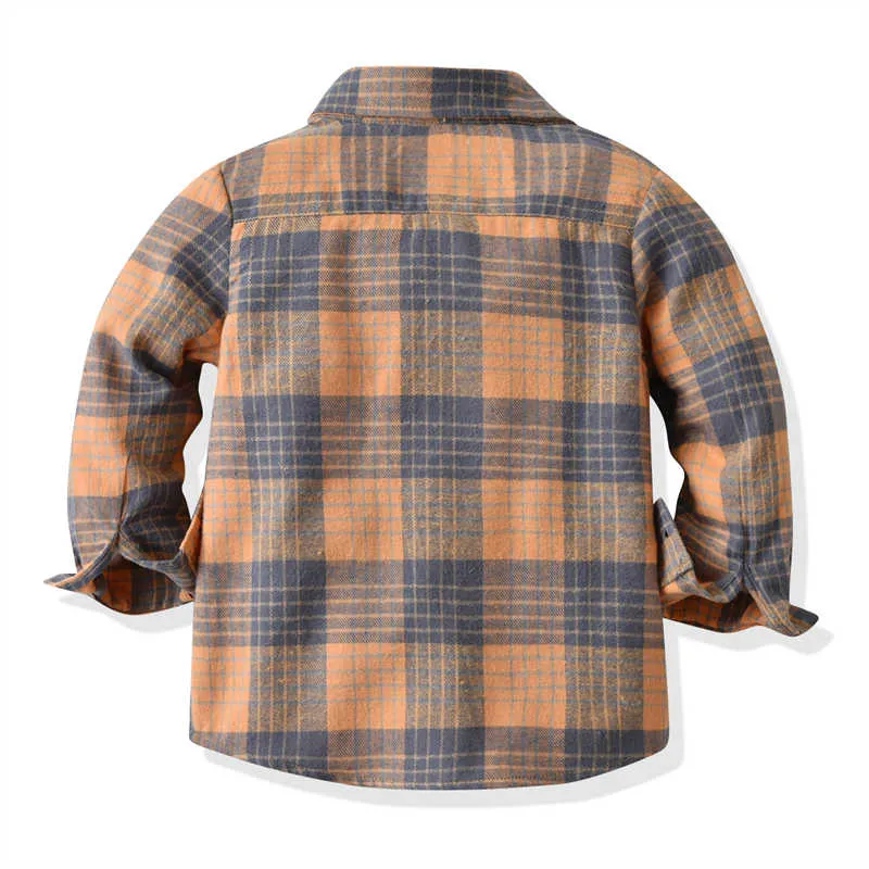2 Pieces Set Baby Kid Boys Dressy Checked Bow Shirts And Suits Trousers Wholesale 211109432