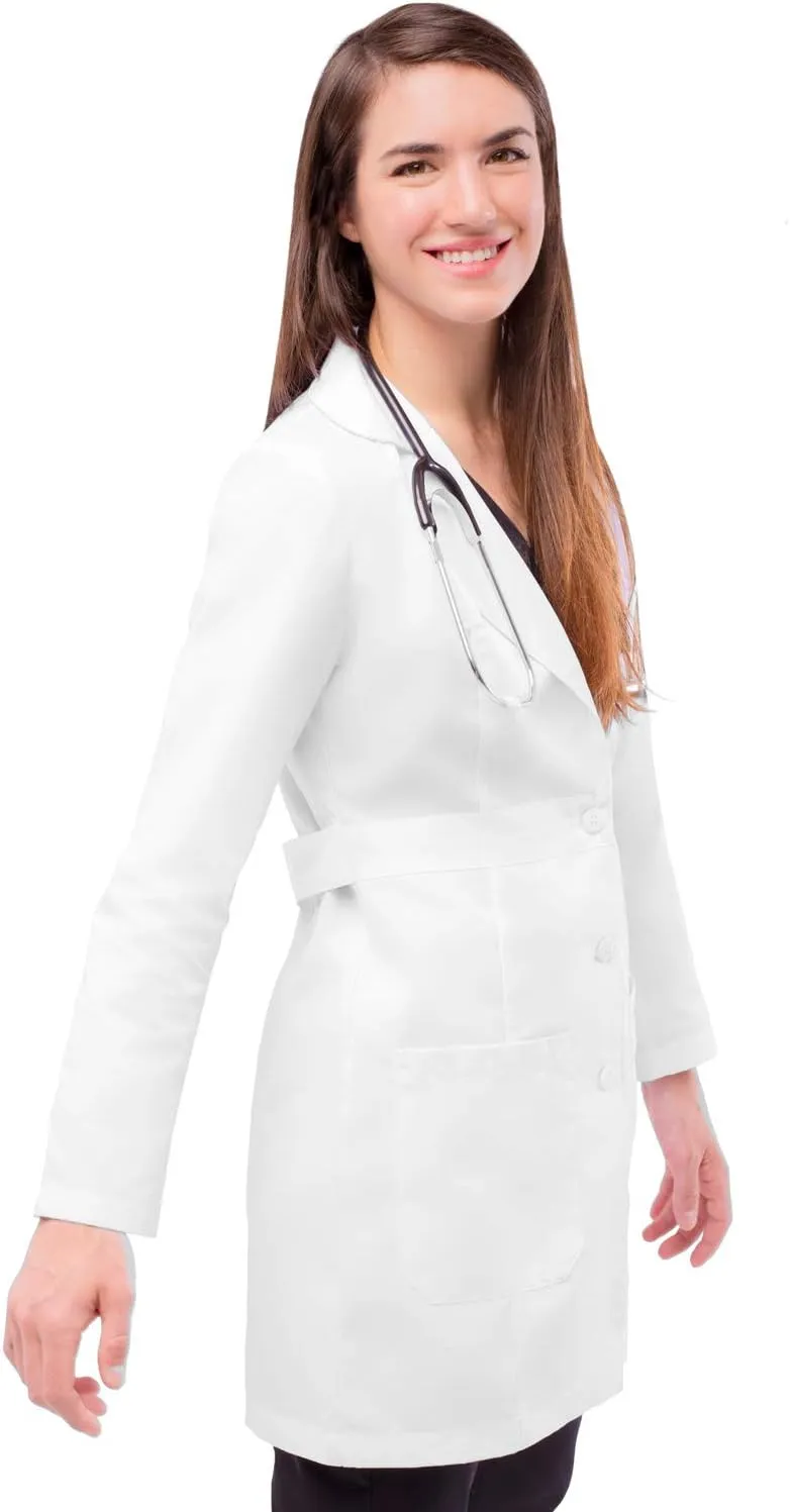 Adar Universal Lab Coats for Women - Belted 33" Lab Coat
