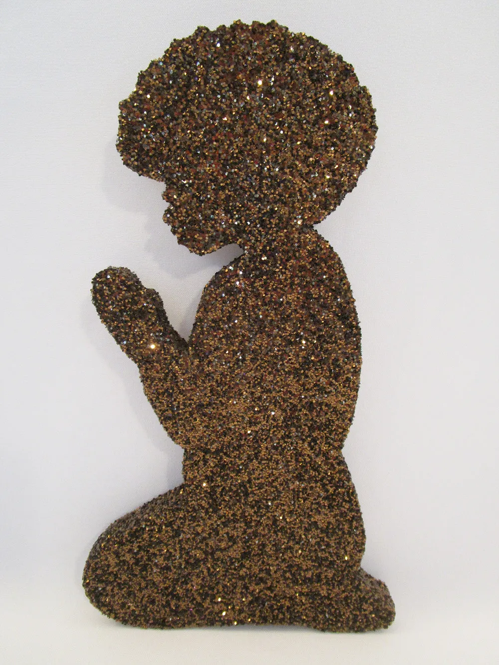 Afro Girl Praying Cutout