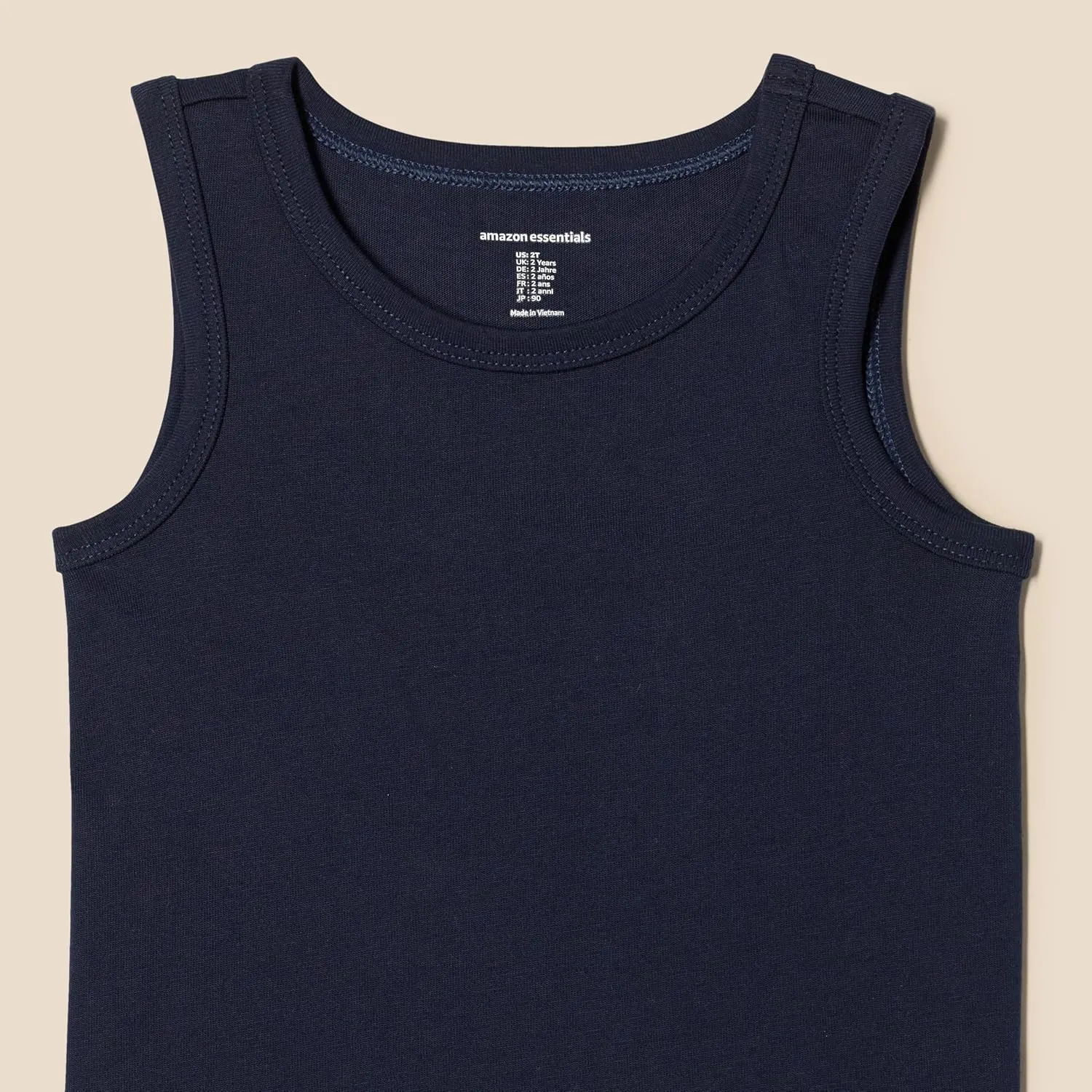 Amazon Essentials Boys and Toddlers' Tank Tops, Pack of 3