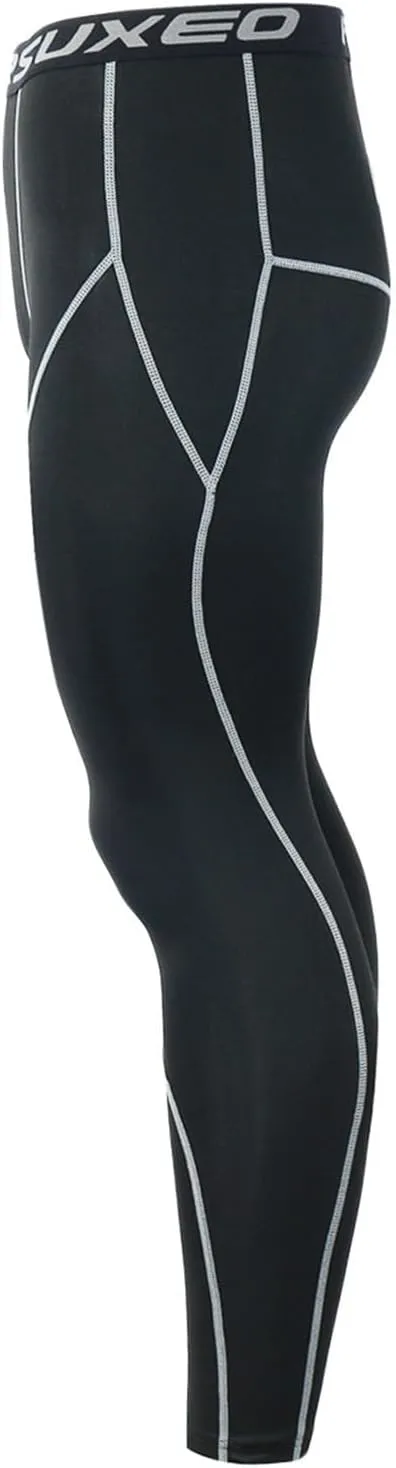 ARSUXEO Men's Compression Tights Running Pants Baselayer Legging K3