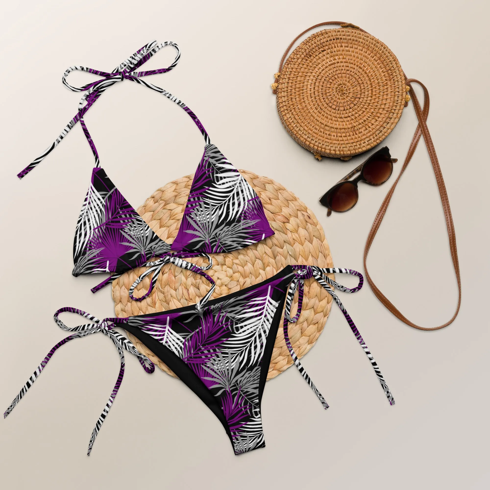 Asexual Palm String Bikini Bottom