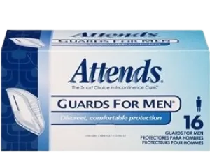 Attends Guards for Men (anatomical cup shape)