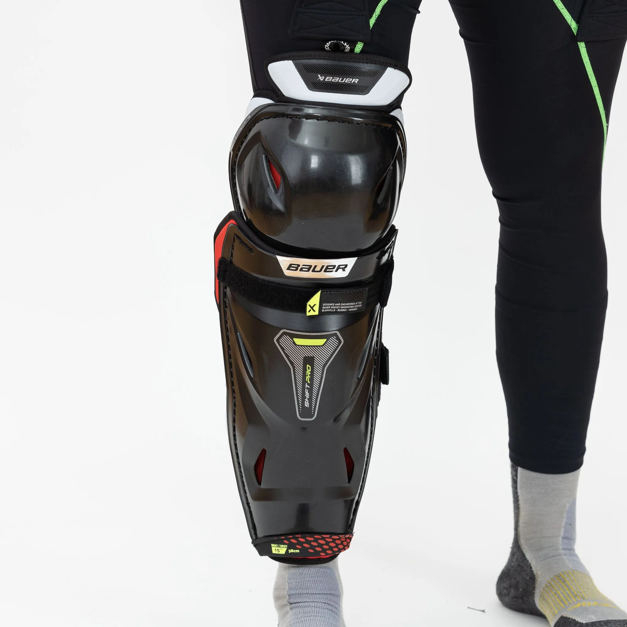 Bauer Vapor Shift Pro Intermediate Hockey Shin Guards