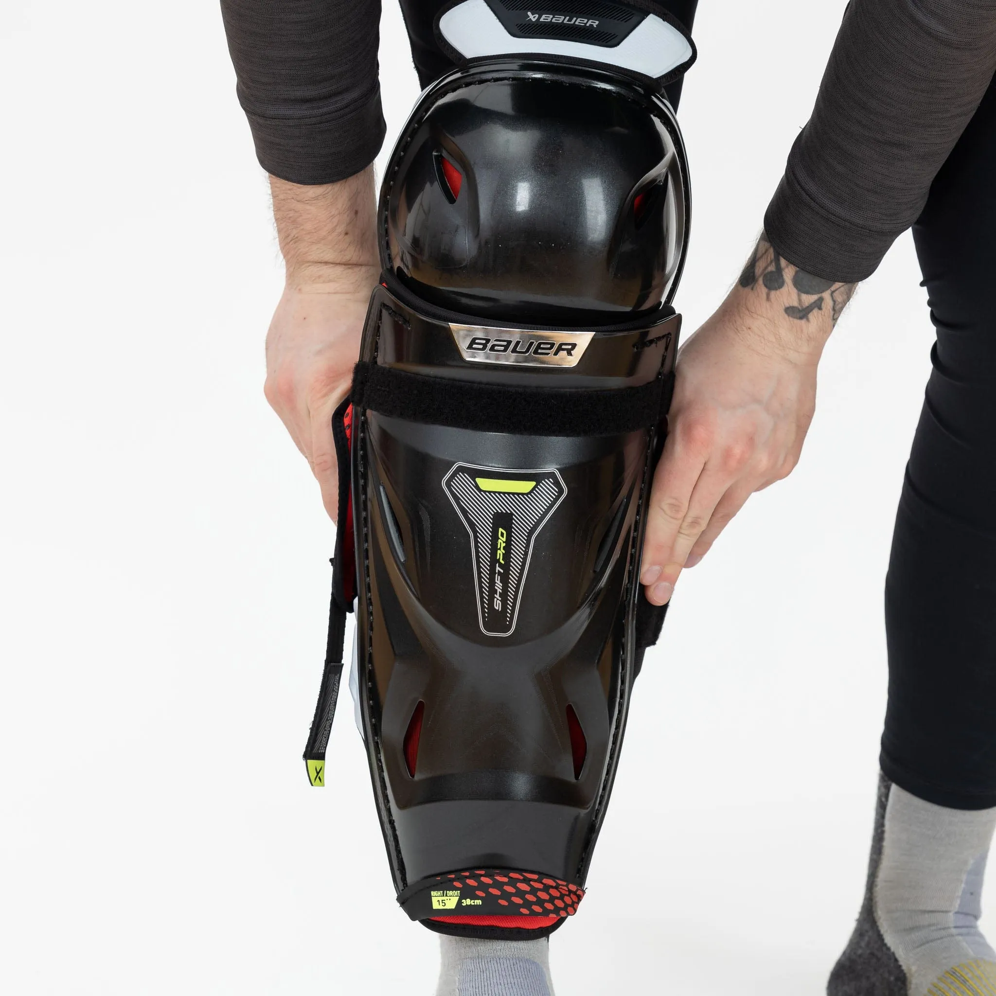 Bauer Vapor Shift Pro Intermediate Hockey Shin Guards
