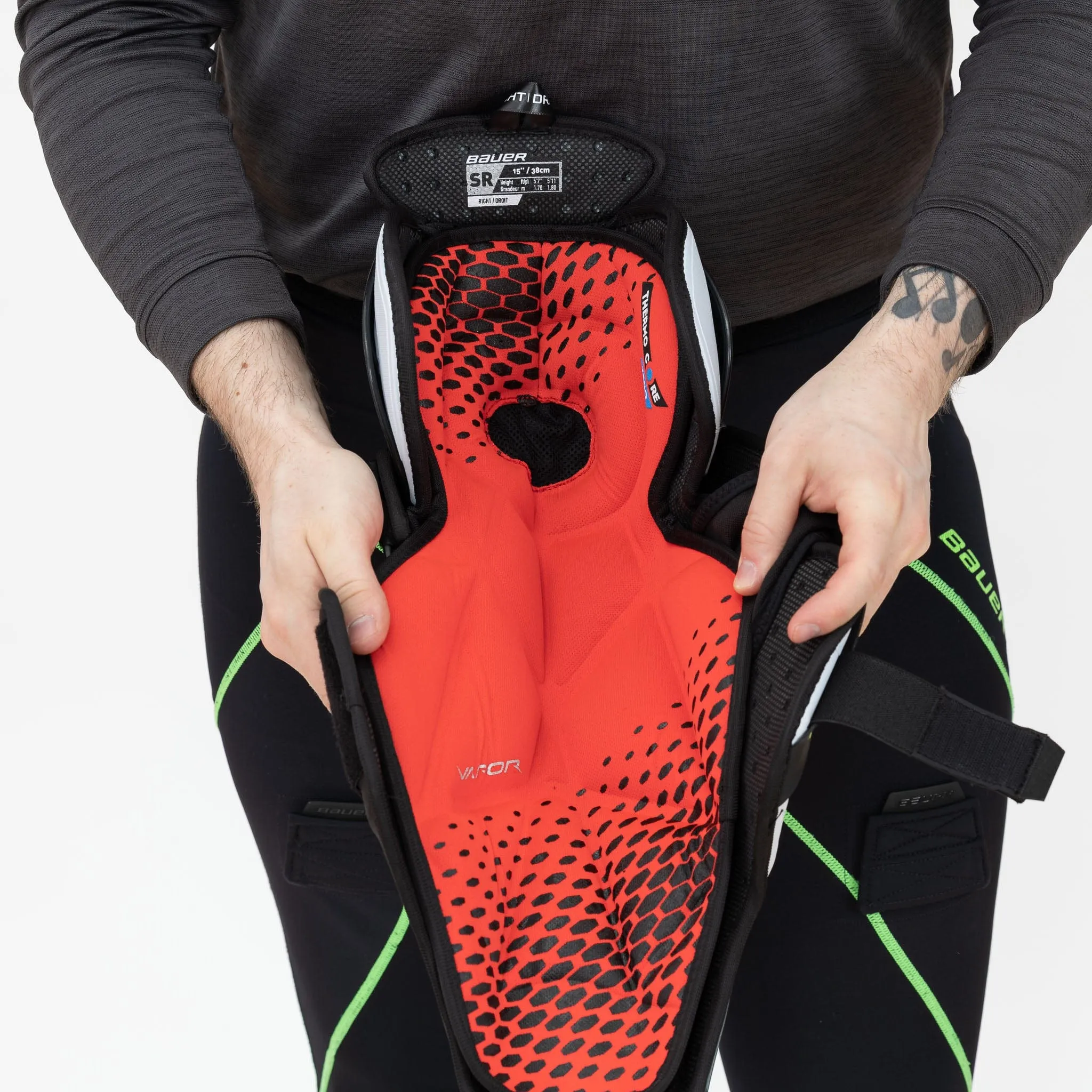 Bauer Vapor Shift Pro Intermediate Hockey Shin Guards
