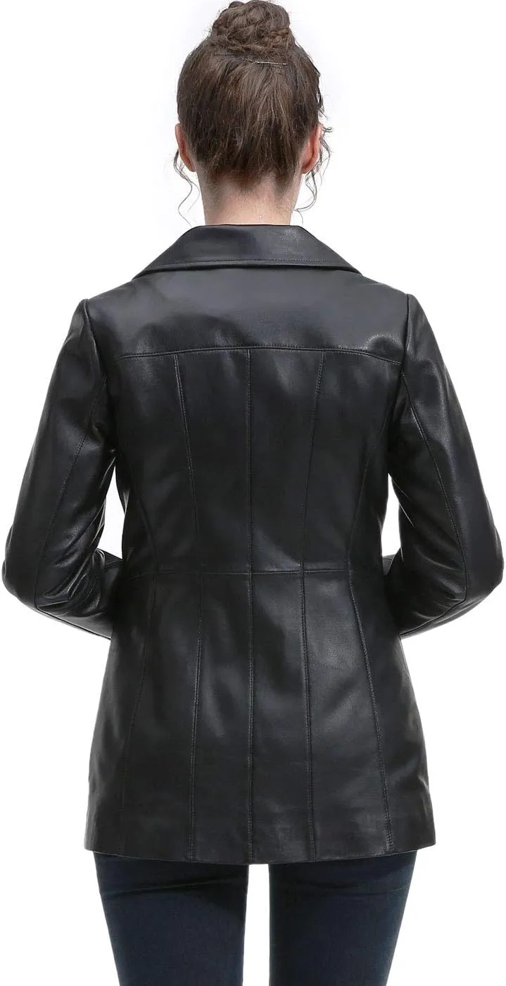 BGSD Women Zofia Lambskin Leather Jacket (Also available in Plus Size & Petite)
