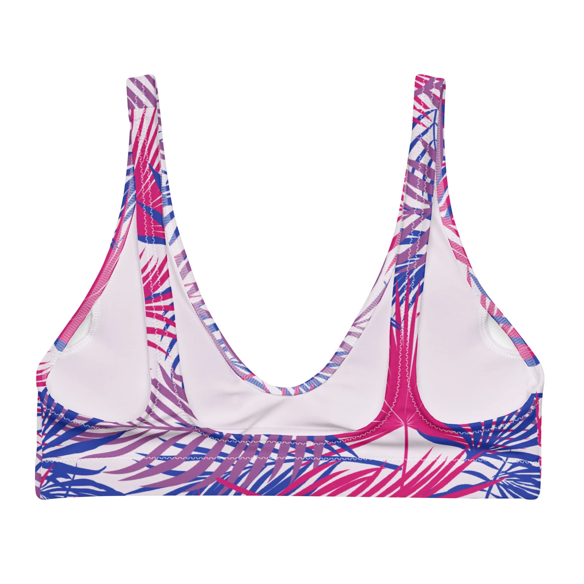 Bisexual Palm Athletic Bikini Top