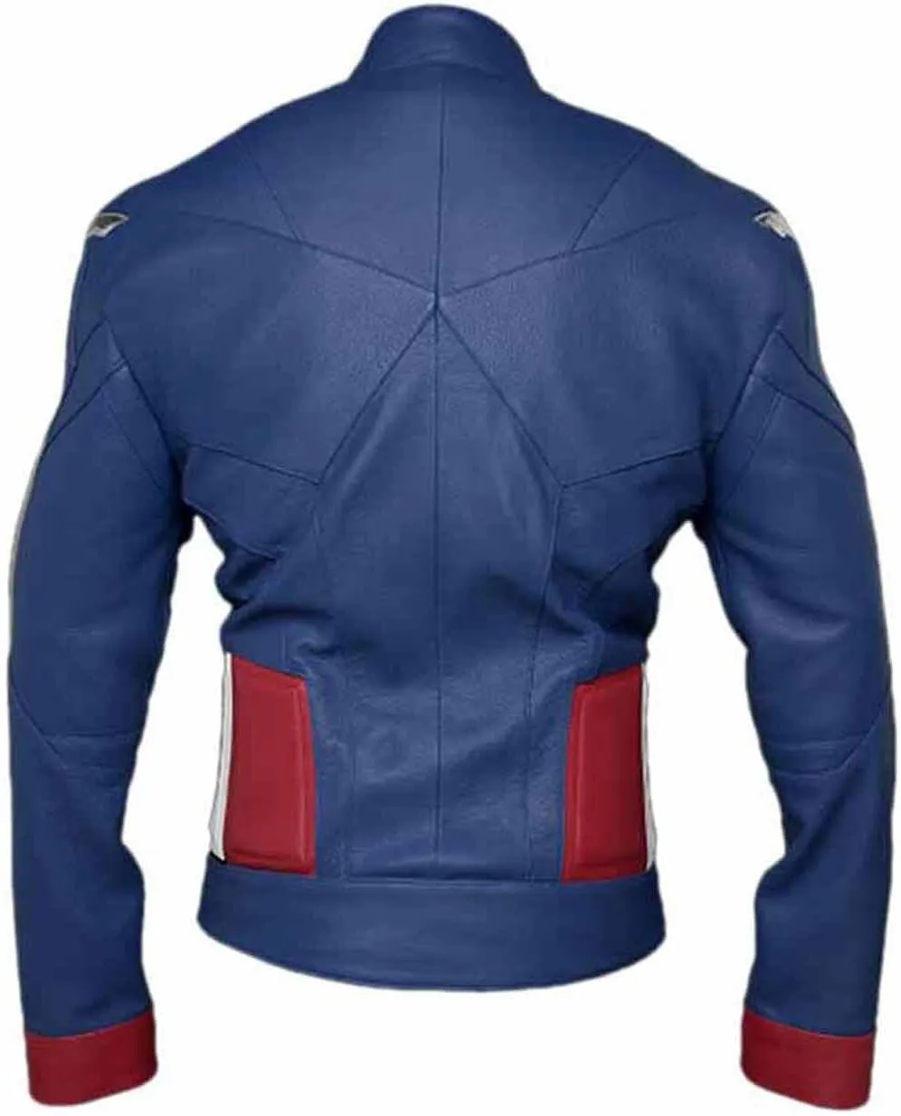 Blue Super Hero Girl Captain Women Classic America Faux Leather Jacket