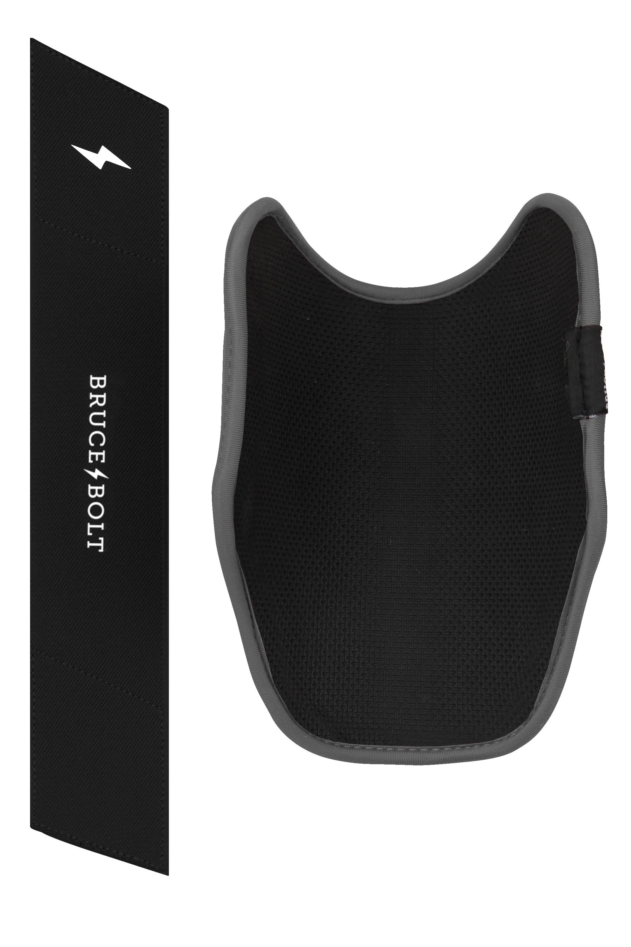 BRUCE BOLT Chrome Series Elbow Guard - BLACK