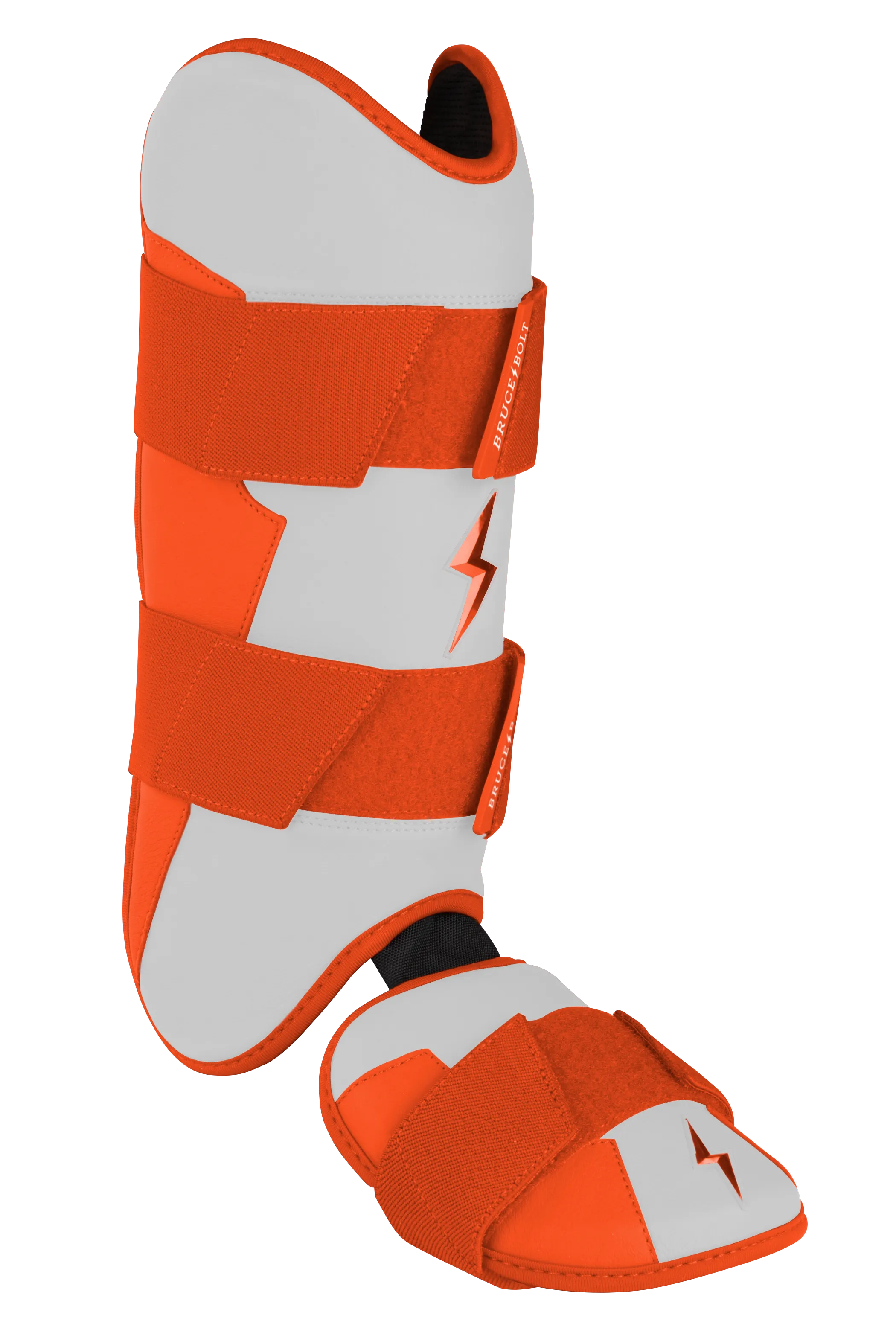 BRUCE BOLT Chrome Series Leg Guard - ORANGE
