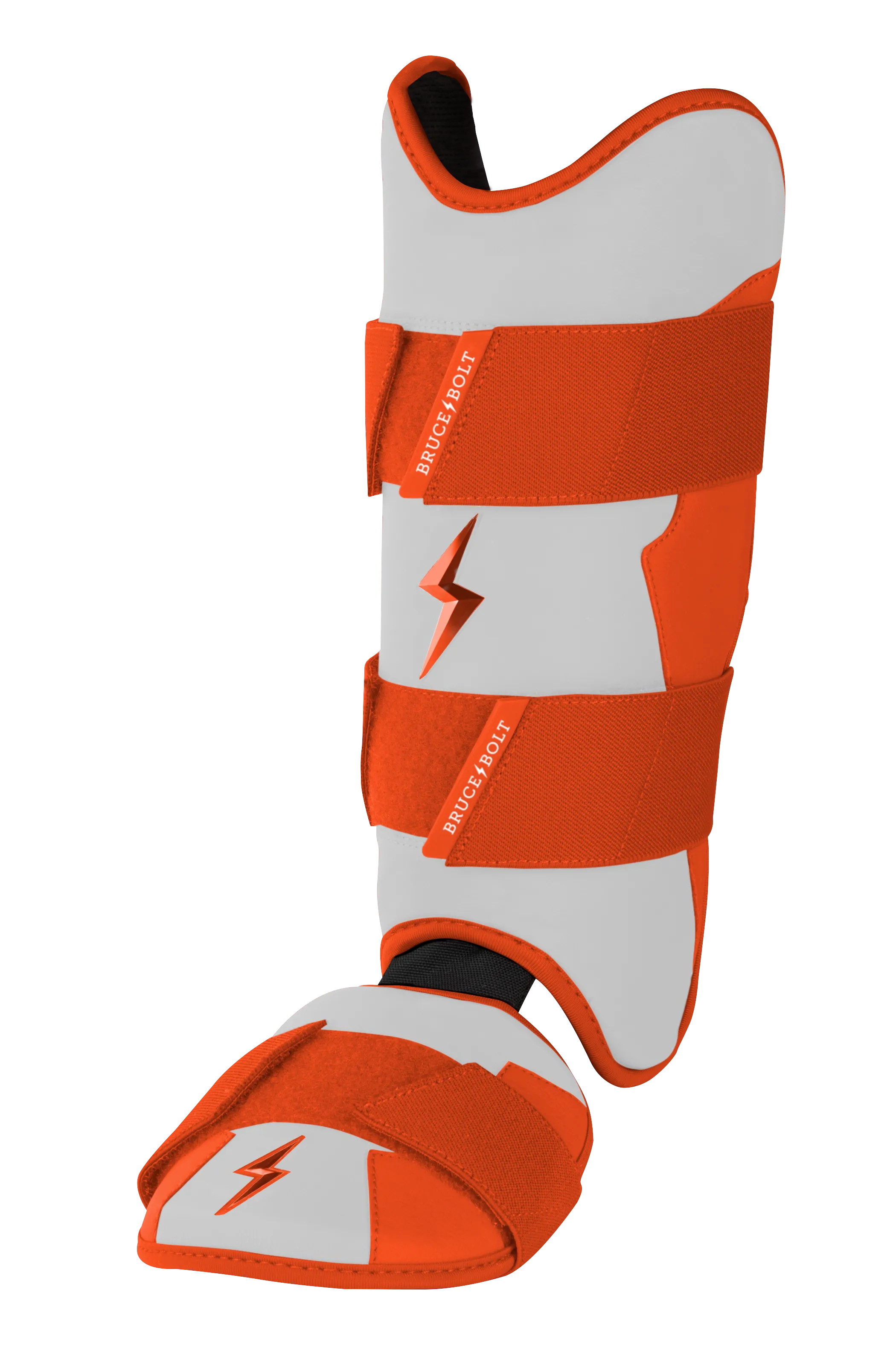 BRUCE BOLT Chrome Series Leg Guard - ORANGE