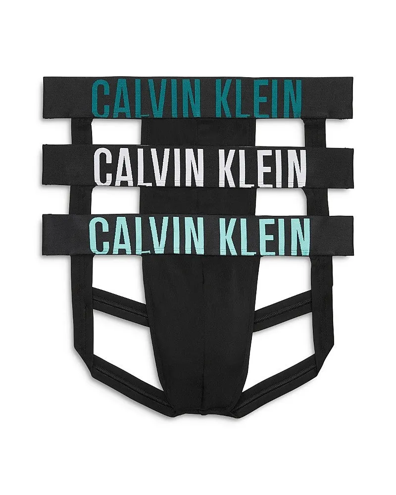 Calvin Klein Underwear Mens 3 Pack Jock Strap Underwear XL Black