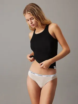 Calvin Klein Womens Modern Logo Bikini Briefs - Cocoon