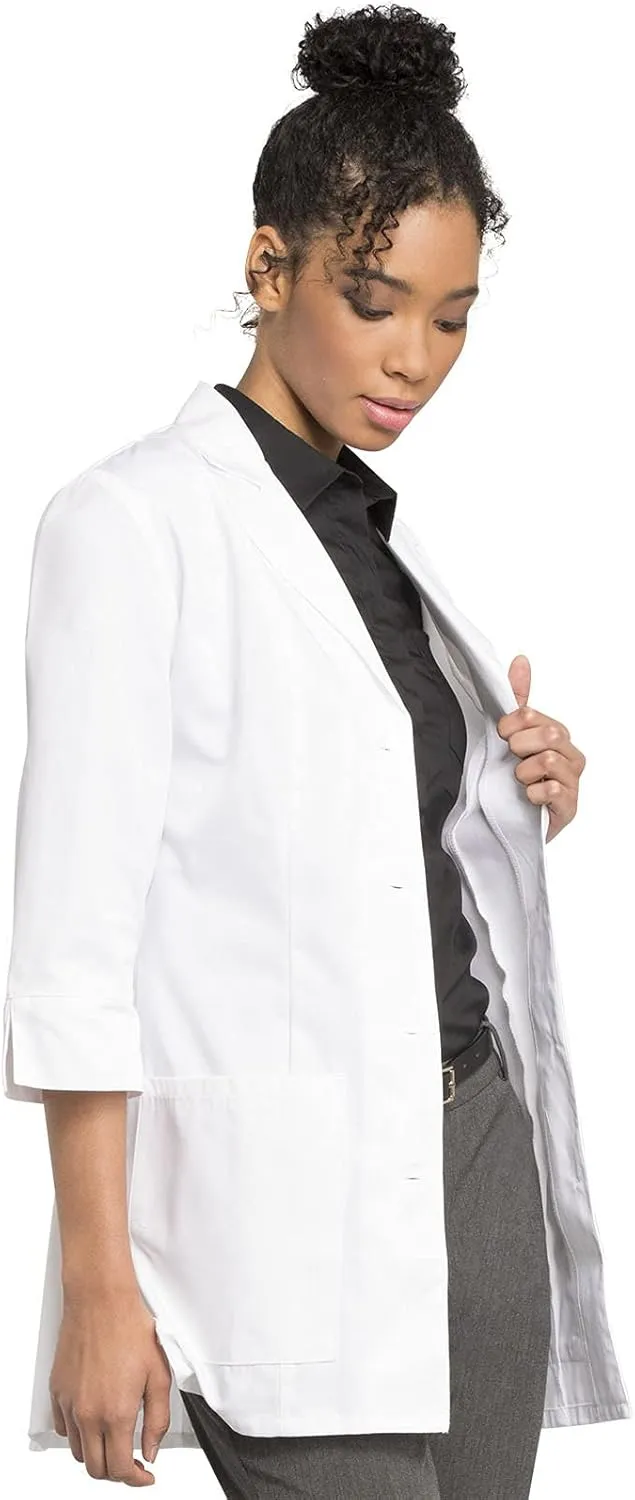 Cherokee Professionals with Certainty Women Scrubs Lab Coats 30" 3/4 Sleeve 1470A