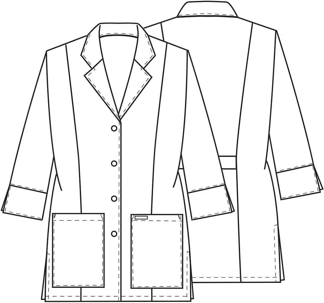 Cherokee Professionals with Certainty Women Scrubs Lab Coats 30" 3/4 Sleeve 1470A