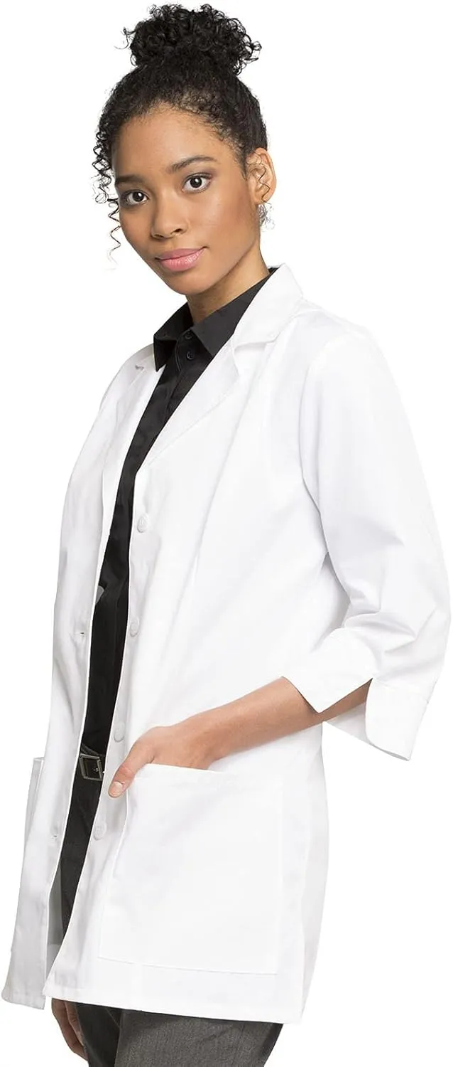 Cherokee Professionals with Certainty Women Scrubs Lab Coats 30" 3/4 Sleeve 1470A