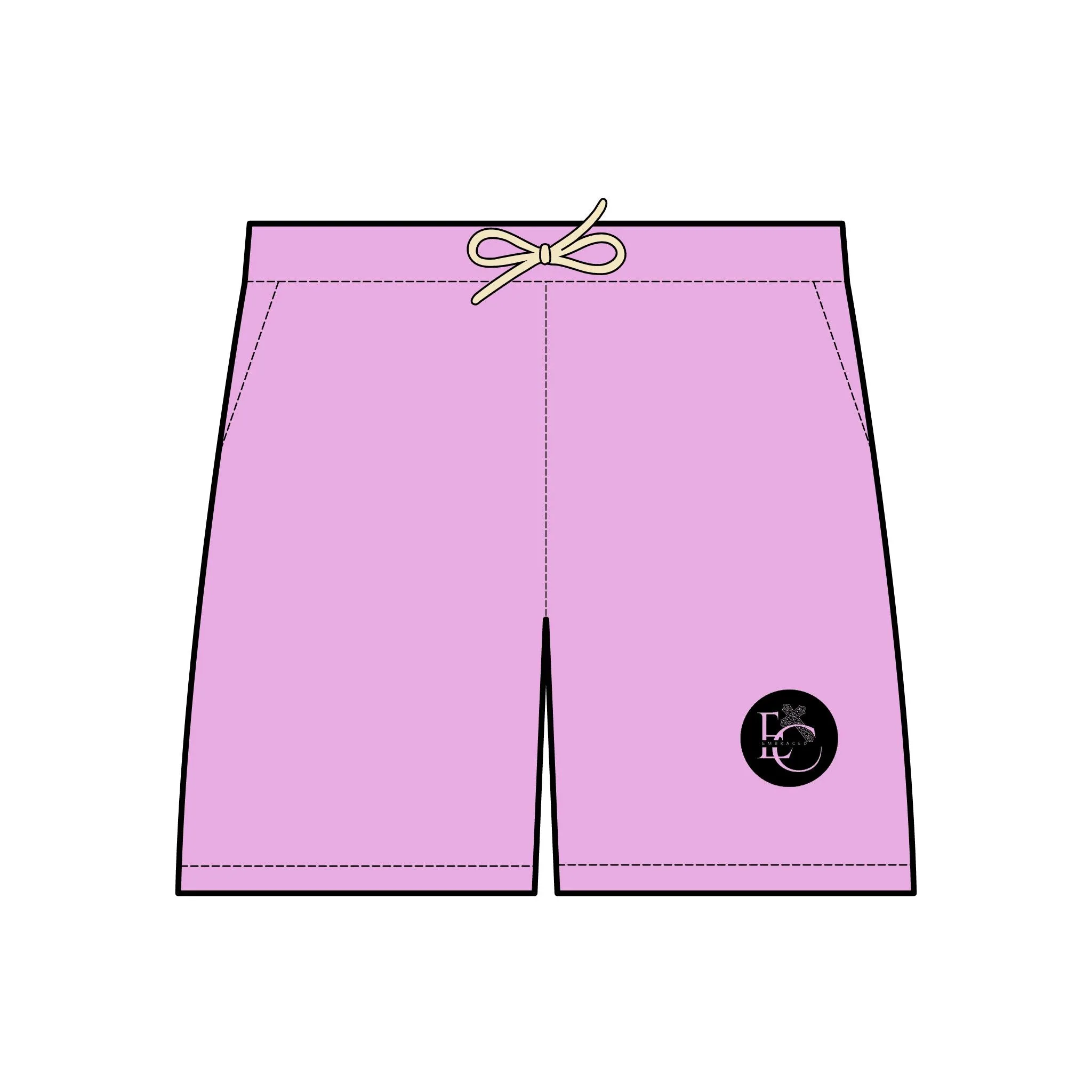 Christian Embraced Collections Fleece Sweat Shorts - Logo Design