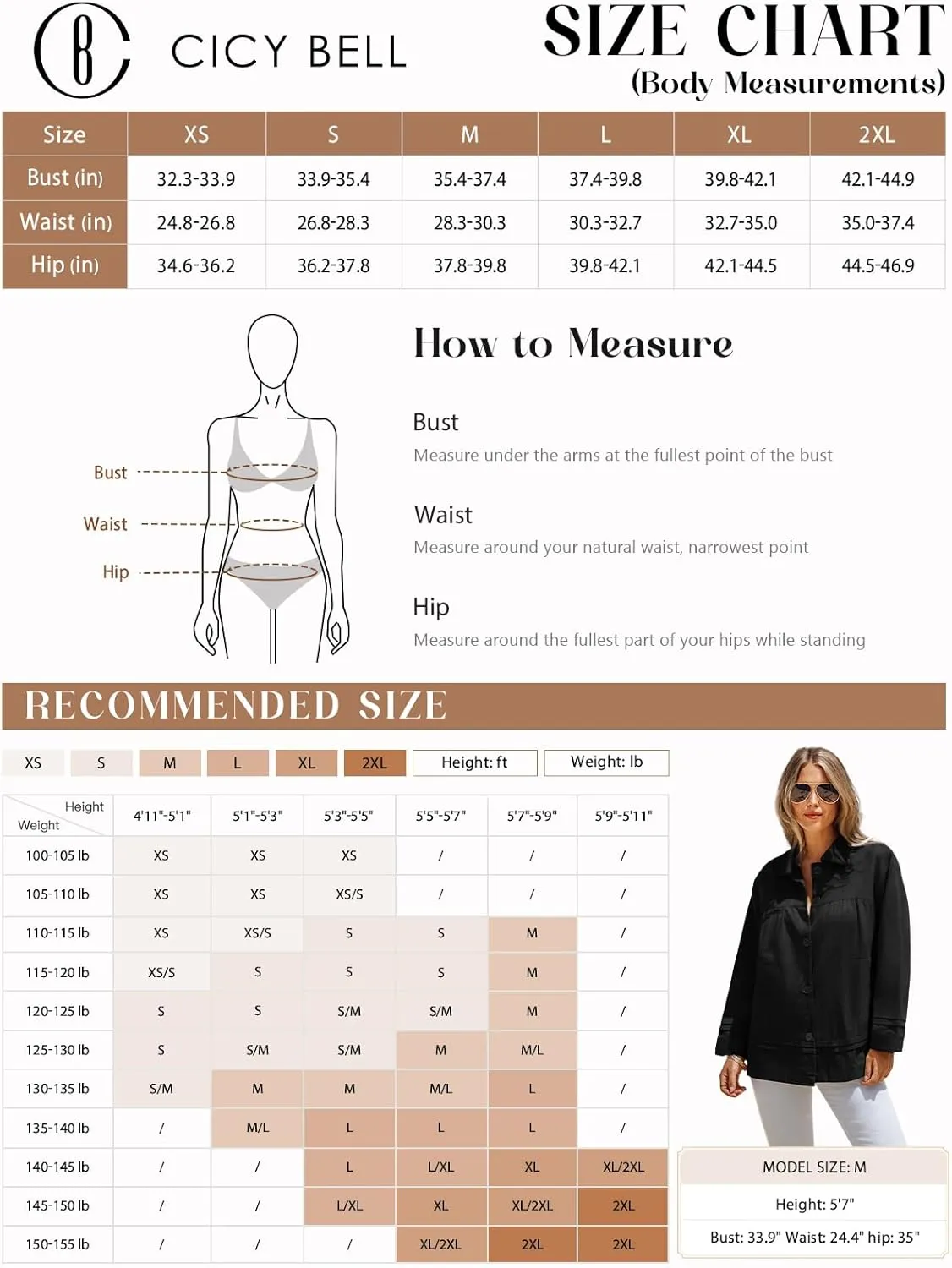 Cicy Bell Womens Oversized Casual Jackets Lightweight Pleated Babydoll Shackets Cotton Button Down Coats
