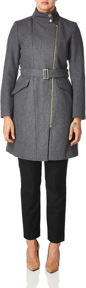 Cole Haan Women's Signature Hooded Wool Duffle Coat