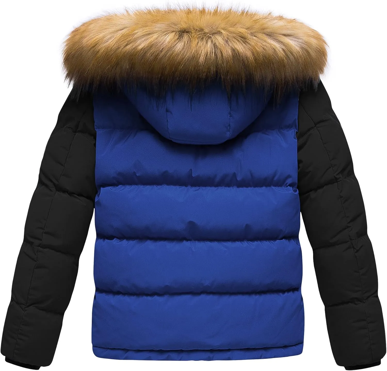 CREATMO US Boy's Water Resistant Winter Coats Warm Fleece Lined Outwear Windbreaker Ski Jacket