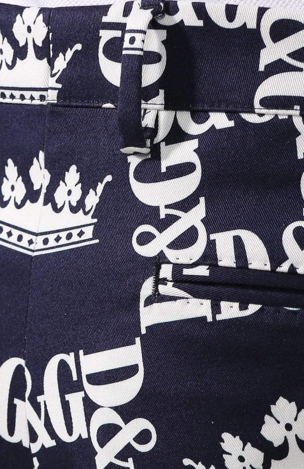 Crown Logo Print Shorts