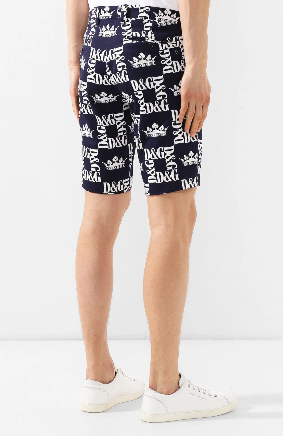Crown Logo Print Shorts