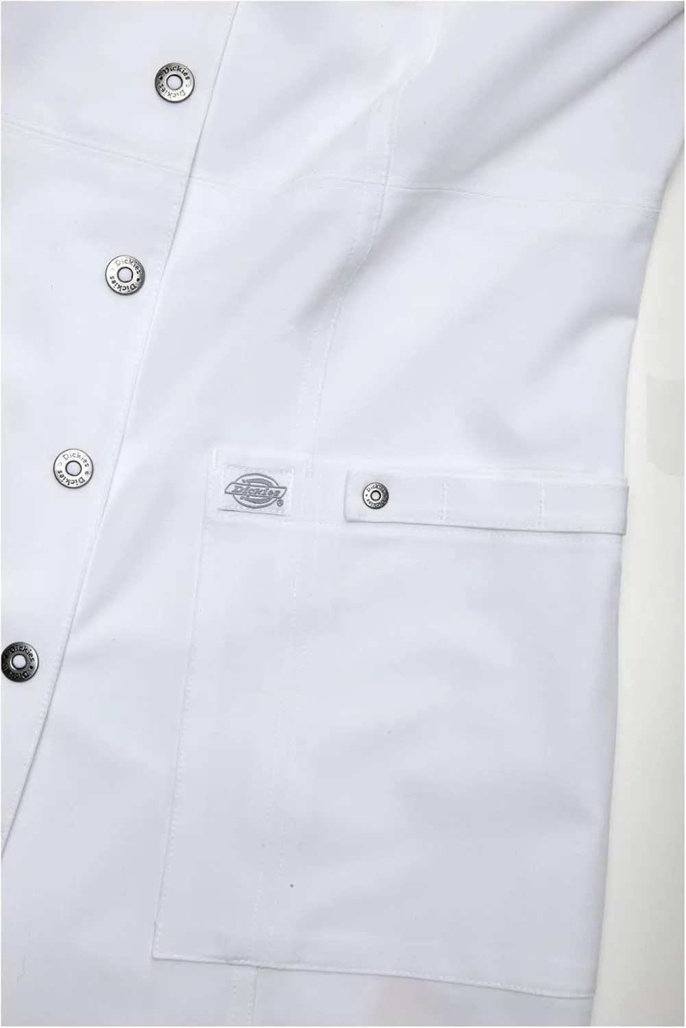 Dickies Xtreme Stretch Women Scrubs Lab Coats 28" Snap Front 82400