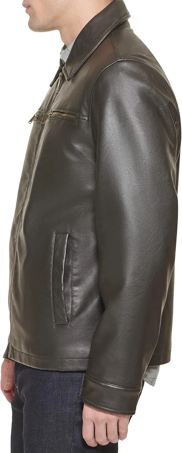 Dockers Men's James Faux Leather Jacket (Regular, Big & Tall Sizes)