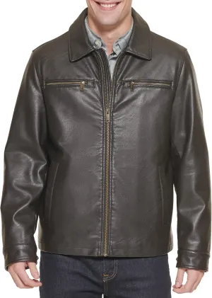 Dockers Men's James Faux Leather Jacket (Regular, Big & Tall Sizes)