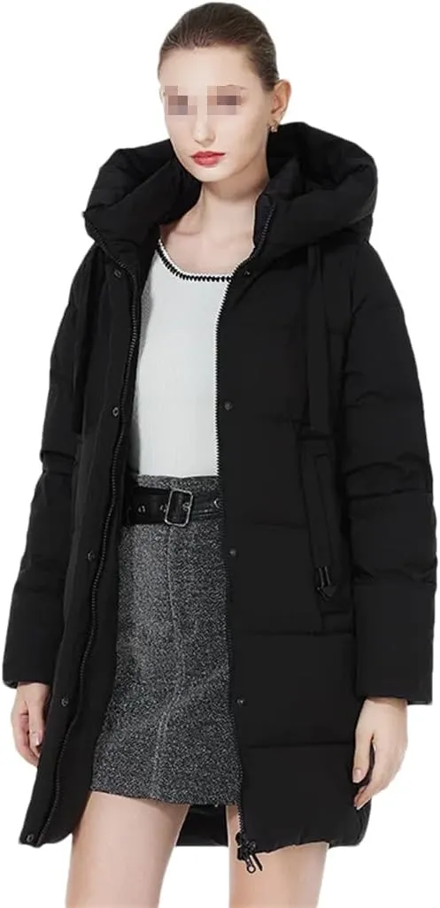 Dvbfufv Winter Women Jackets Ladies Casual Mid-Length Down Cotton Coats Warm Padded Coat