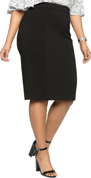 ELOQUII Women's Plus Size The Ultimate Stretch Pencil Skirt