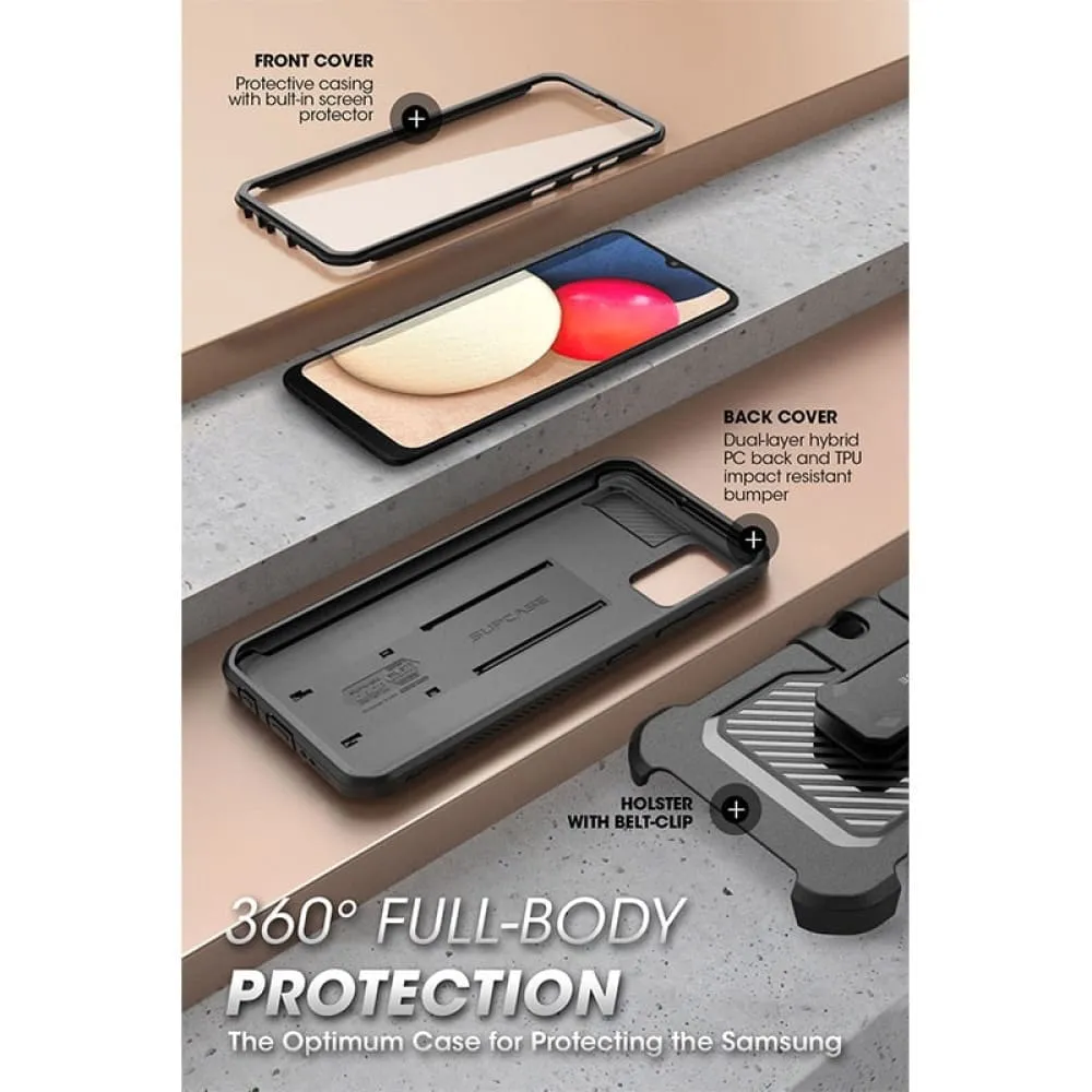 Full-body Rugged Holster Case for Samsung Galaxy A02s