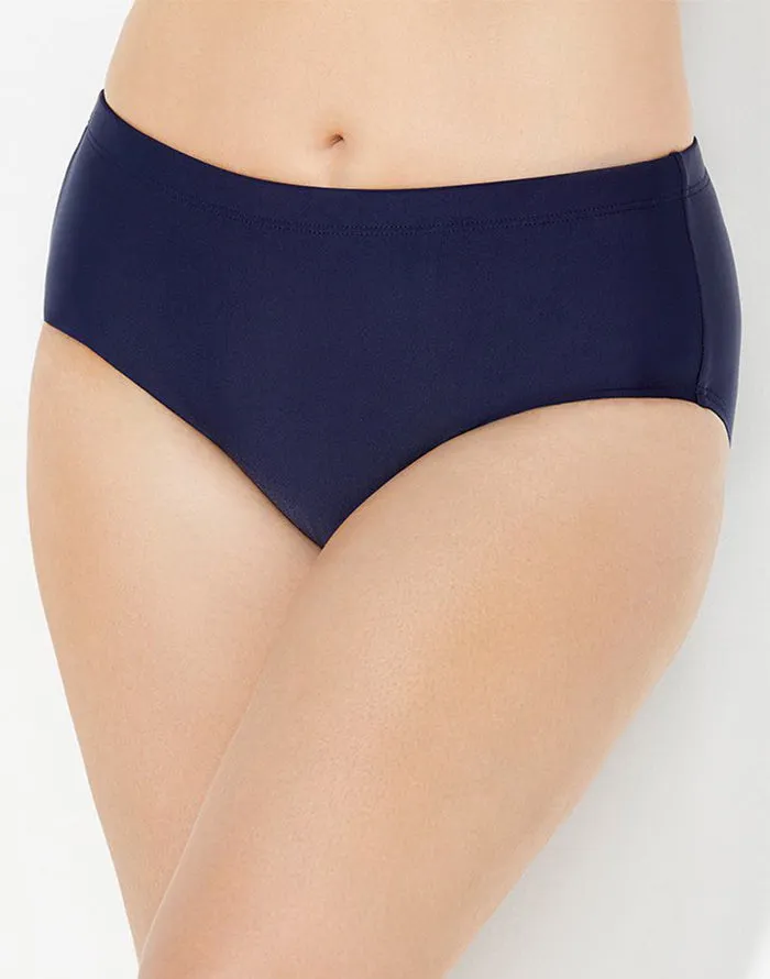 FULLFITALL - Navy Blue Dots Side Tie Tankini Set