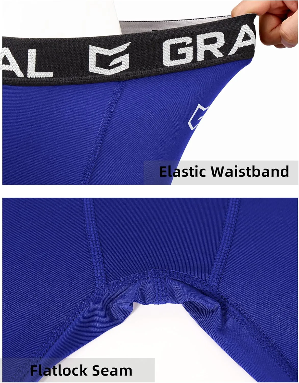G Gradual Boys Compression Leggings Quick Dry Youth Basketball Football Pants Base Layer Sports Tights for Boys