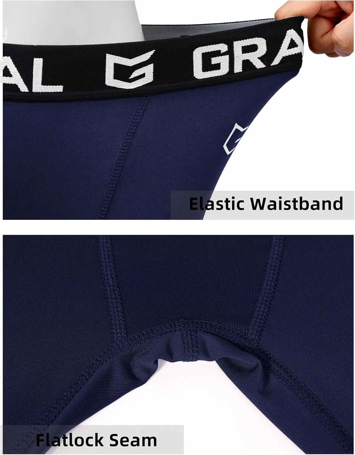 G Gradual Boys Compression Leggings Quick Dry Youth Basketball Football Pants Base Layer Sports Tights for Boys