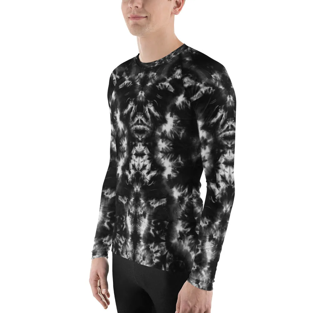 Gargoyle Guardian' B&W Men's Rash Guard