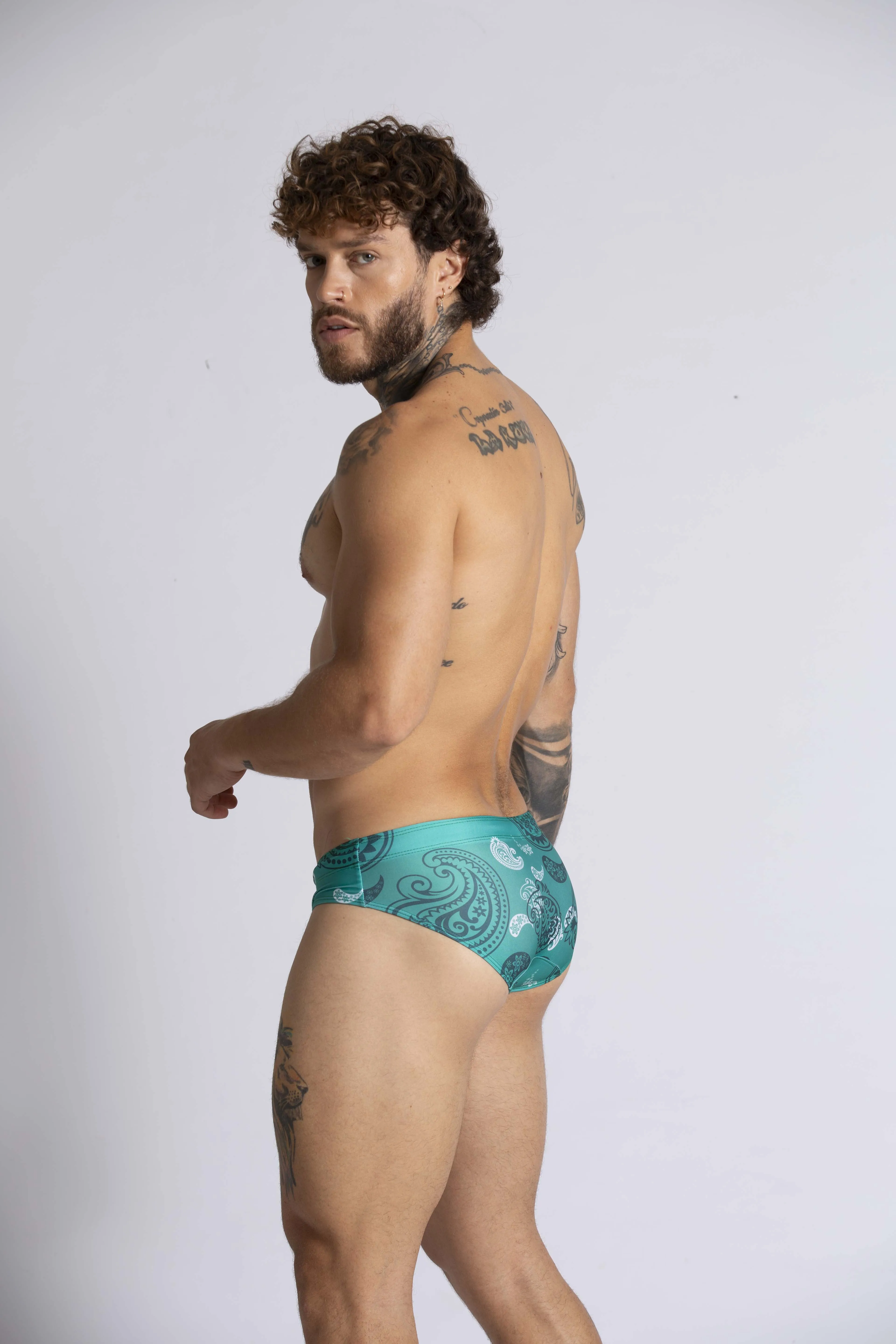 Gigo Paradise swim brief teal