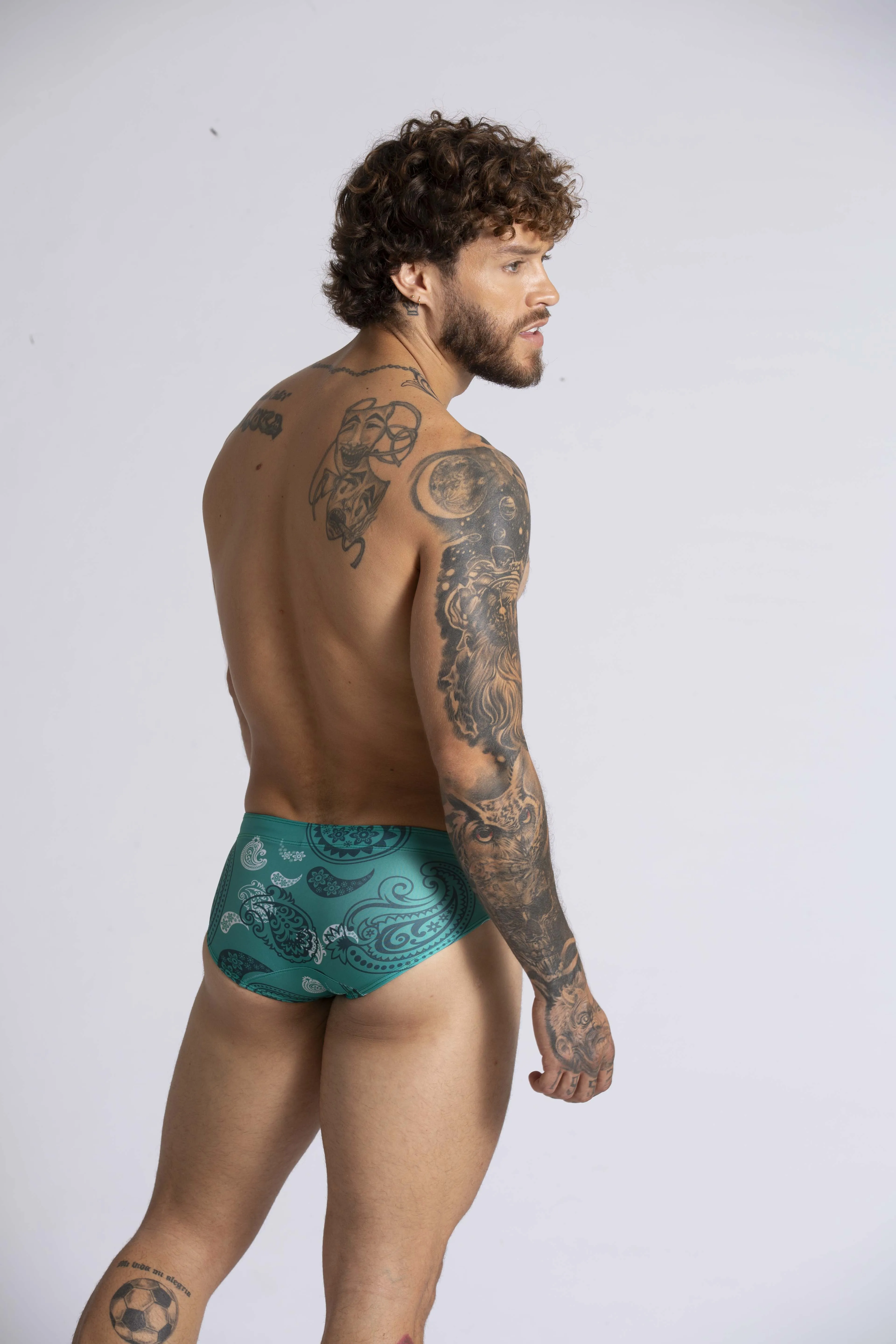Gigo Paradise swim brief teal