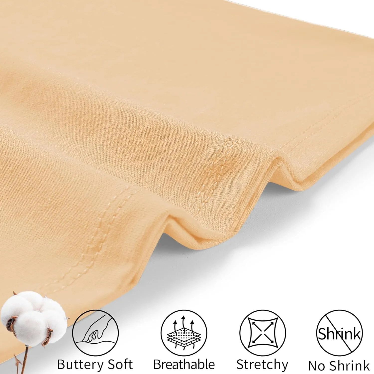 Girls Tank Top - Soft Cotton Round Neck Sleeveless Stretch Undershirt for Kids 2T-14 Years