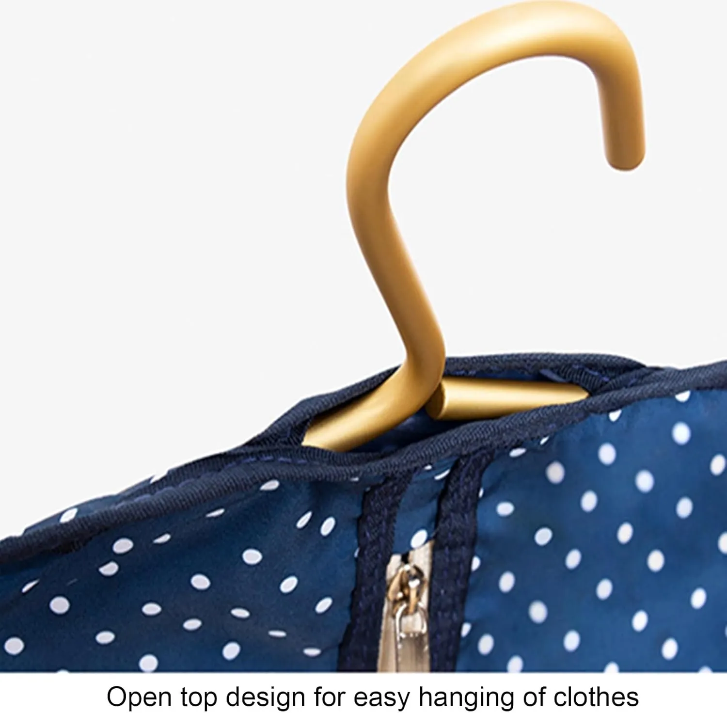 Hanging Garment Bag, Coat Covers for Closet, Polyester Fabric with Viewing Window, Suitable for Hanging Coats, Jackets, Shirts(Blue,60x100cm x39in)