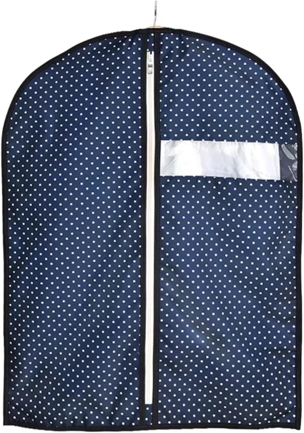 Hanging Garment Bag, Coat Covers for Closet, Polyester Fabric with Viewing Window, Suitable for Hanging Coats, Jackets, Shirts(Blue,60x100cm x39in)