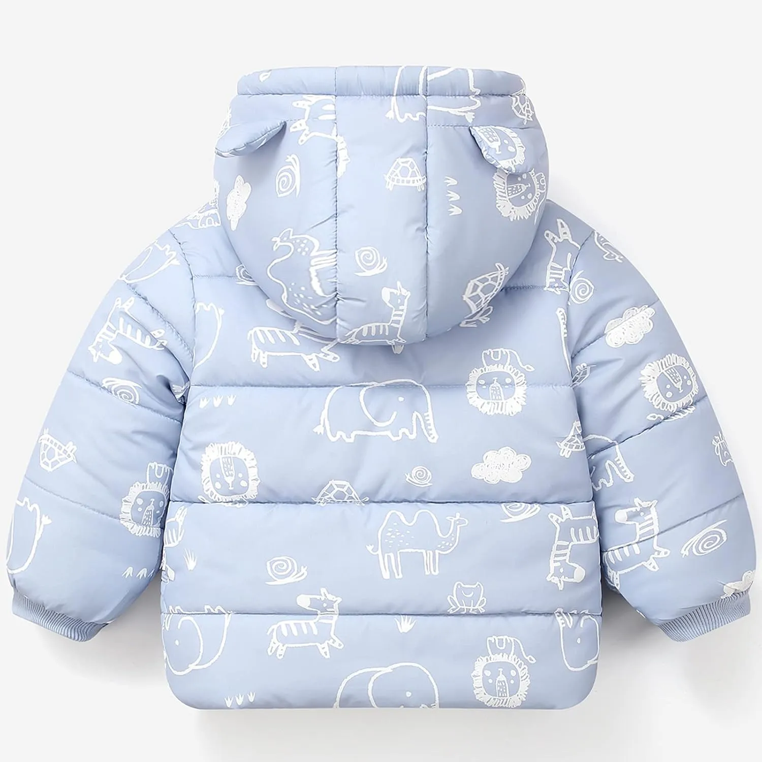 Happy Cherry Baby Boys Girls Winter Coats Hoods Light Puffer Down Jacket Outwear