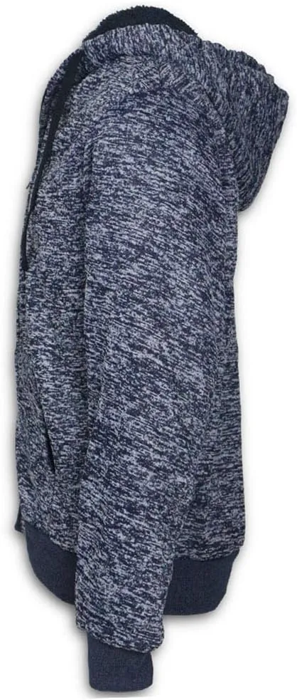 Heavyweight Hoodies for Men Jackets Comfy Sherpa Lined Zip Up Hoodie Coats with Pockets Outerwear