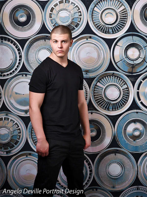 Hubcap Wall Printed Photography Backdrop