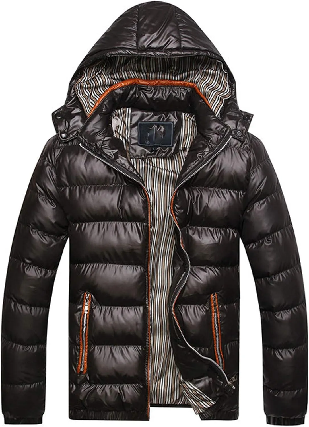 Jacket Cotton Padded Removable Cotton Winter Coat Warm Thickening Men's Hat Men's Coats Jackets Down Coat