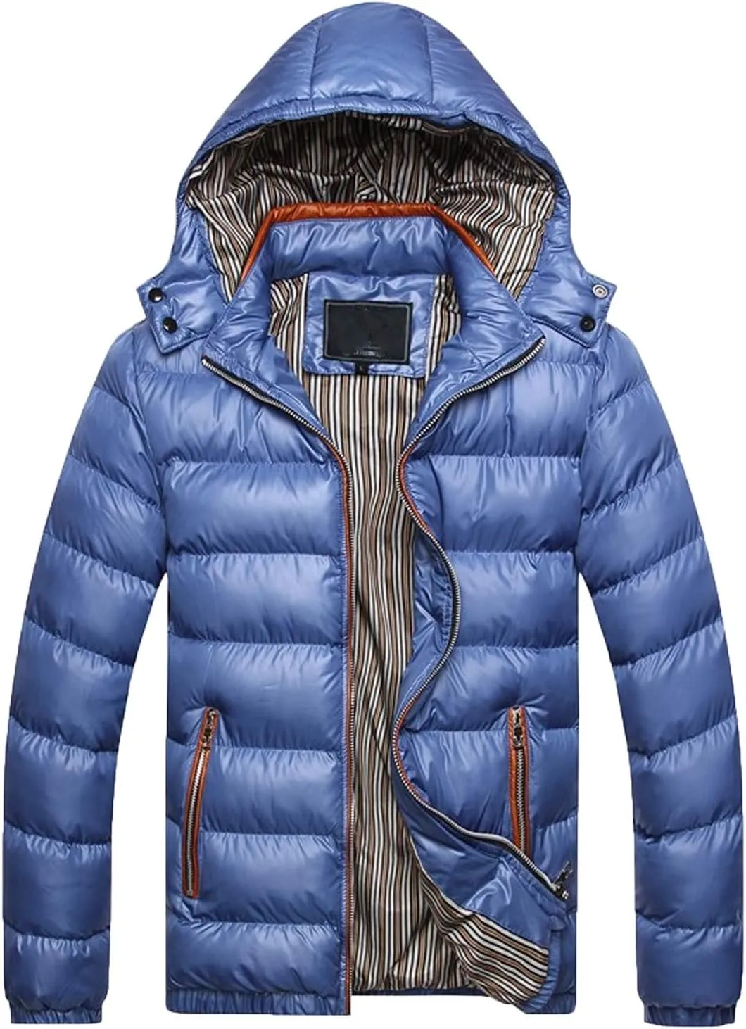 Jacket Cotton Padded Removable Cotton Winter Coat Warm Thickening Men's Hat Men's Coats Jackets Down Coat