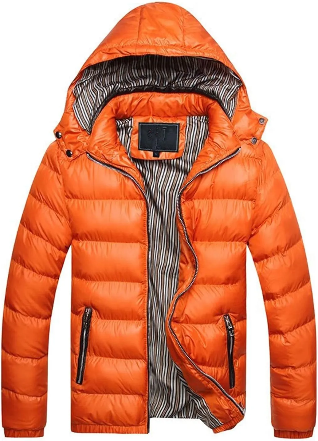 Jacket Cotton Padded Removable Cotton Winter Coat Warm Thickening Men's Hat Men's Coats Jackets Down Coat